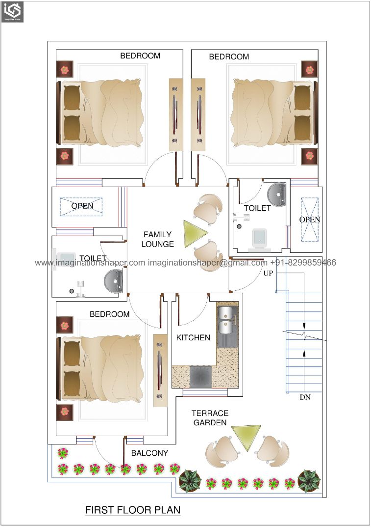 25x40-duplex-house-floor-plan-imagination-shaper