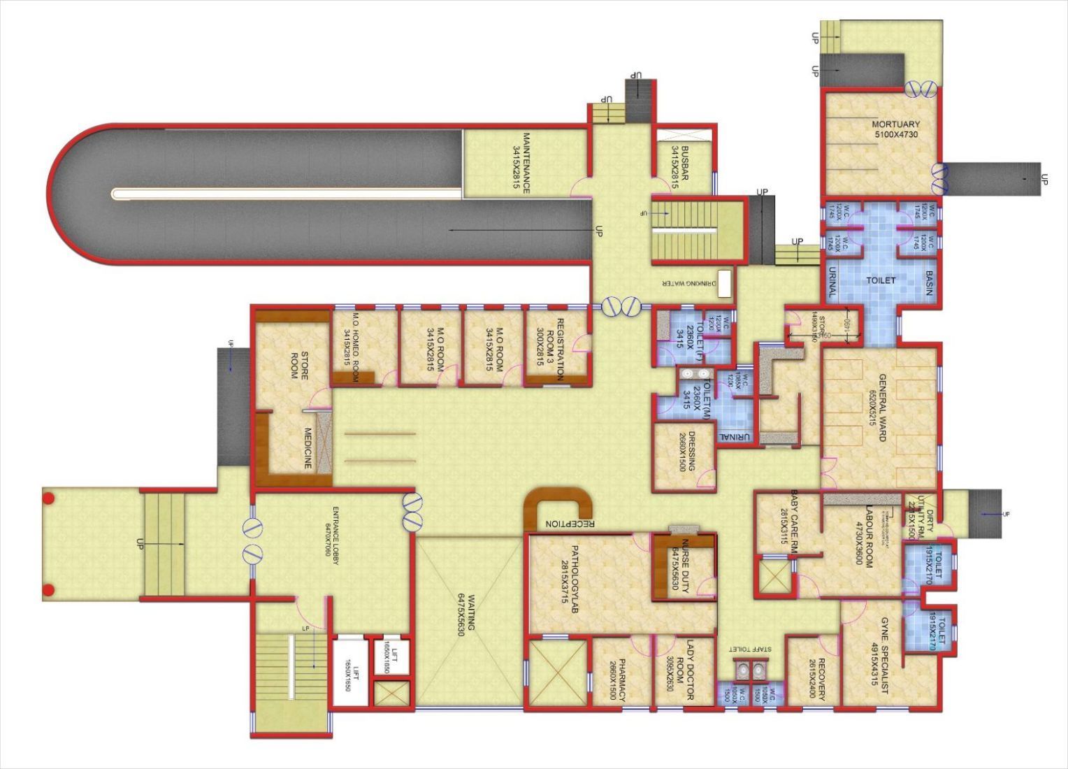 Design Hospital Floor Plan Designinte Com